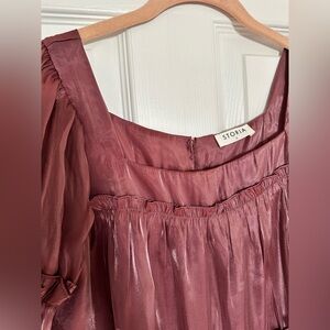 Storia Muted Purple/Rose Tiered Babydoll Dress